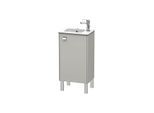 Duravit Brioso Waschtischunterbau BR4400R1007 420x683mm, Betongrau Matt, Tür rechts, Griff Chrom