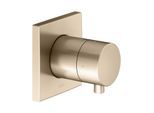 Keuco Ixmo Fertigmontageset 59557031002 Unterputz-2-Wege Ab-/Umstellventil, Griff Comfort, eckig, Bronze gebürstet
