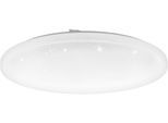 EGLO LED Deckenleuchte "FRANIA-Z Deckenlampe - Stahl - LED - 30W - IP20", weiß, 1, Ø 50cm H: 7,5cm, 1 Stk., Leuchten, Wohzimmerlampe, Esszimmerlampe, Flur, Schlafzimmer, H7,5 x Ø50 cm, LED Deckenleuchte