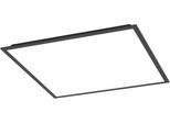 EGLO LED Deckenleuchte "MORADILLO-Z Deckenlampe - Stahl - LED - 33W - IP20", schwarz, 1, H: 6,1cm, 1 Stk., Leuchten, Wohzimmerlampe, Esszimmerlampe, Schlafzimmer, L59,5 x B59,5 x H6,1 cm, LED Deckenleuchte