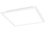 EGLO Deckenleuchte "MORADILLO-Z Deckenlampe - Stahl - LED - 14W - IP20", weiß, 1, H: 6,1cm, 1 Stk., Leuchten, Wohzimmerlampe, Esszimmerlampe, Schlafzimmer, L29,5 x B29,5 x H6,1 cm, Deckenleuchte