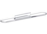 EGLO LED Deckenleuchte "CONIVARENA Deckenlampe - Stahl, Alu - LED - 20W - IP20", chrom, 1, H: 5,5cm, 1 Stk., Leuchten, Wohzimmerlampe, Esszimmerlampe, Flur, Schlafzimmer, L69 x B17 x H5,5cm, LED Deckenleuchte