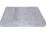 Badetuch DYCKHOFF "Siena", silbergrau, B:100cm L:150cm, Walkfrottier, Obermaterial: 100% Baumwolle, Handtücher, Badetuch, in tollen Unifarben
