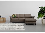 Ecksofa SIT & MORE "Maggiore L-Form", braun, B:258cm H:88cm T:173cm, 100% Polyester, Sofas, Ecksofa, wahlweise mit Kopfteilverstellung, Bettfunktion und Bettkasten