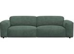 3-Sitzer FLEXLUX "Lucera Sofa, super bequem durch hochwertigen Sitzaufbau mit Kaltschaum", grün (dusty grün), B:252cm H:73cm T:102cm, 85% Polyester/15%Polyamide, Sofas, 3-Sitzer, modern & anschmiegsam, Designsofa