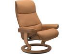 Relaxsessel STRESSLESS "View", braun (taupe paloma), B:82cm H:108cm T:81cm, Leder BATICK: BATICK ist ein leicht korrigiertes, durchgefärbtes und genarbtes Möbelleder, bei dem die meisten Unebenheiten und Spuren in der Regel entfernt wurden.;Leder PALOMA: PALOMA ist ein durchgefärbtes Semianilin-Möbelleder mit natürlicher Narbung.;ROHLEDER Stoff Q2 FARON: Ein fester zuverlässiger Bouclé mit einem s