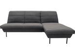 Ecksofa "LOOKS IX L-Form", blau (blau, grau), B:214cm H:92cm T:168cm, 70% Polyester (recycelt), 30% Polyester, LOOKS BY WOLFGANG JOOP, Sofas, Ecksofa, Quersteppung, ohne Armlehnen