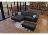 Ecksofa SIT & MORE "Bolero L-Form", grau (anthrazit), B:290cm H:88cm T:178cm, 95%Polyester 5%Polyamid, Sofas, Ecksofa