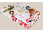 Handtuch EGERIA "Birdy", weiß, B:50cm L:90cm, Frottier, Baumwolle, Handtücher, Handtuch, 50x90 cm