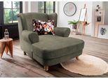 Loveseat HOME AFFAIRE "Tassilo", grün (dunkelgrün), B:121cm H:107cm T:147cm, 100% Polyester, Sessel, Loveseat