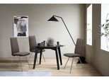 Polsterstuhl STRESSLESS "Laurel", braun (braun batick, schwarz matt), B:57cm H:105cm T:60cm, Leder BATICK: BATICK ist ein leicht korrigiertes, durchgefärbtes und genarbtes Möbelleder, bei dem die meisten Unebenheiten und Spuren in der Regel entfernt wurden., Stühle, Polsterstuhl, High Back, Größe L, mit Beinen aus Stahl in Schwarz matt