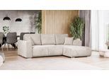 Ecksofa OTTO HOME "BEATRICE optionale Schlafsofa mit Bettkasten, B/T/H: 265/170/86 cm", beige (creme), B:265cm H:86cm T:170cm, 100% Polyester, Sofas, Ecksofa, L-Form, wahlweise auch mit Bettfunktion und Bettkasten