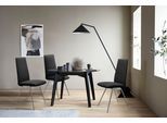 Polsterstuhl STRESSLESS "Laurel", schwarz (schwarz paloma, schwarz matt), B:57cm H:105cm T:60cm, Leder PALOMA: PALOMA ist ein durchgefärbtes Semianilin-Möbelleder mit natürlicher Narbung., Stühle, Polsterstuhl, High Back, Größe L, mit Beinen aus Stahl in Schwarz matt