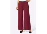 Jerseyhose LADY, Damen, Gr. 24, Kurzgrößen, rot (dunkelrot), 95% Polyester, 5% Elasthan, unifarben, lang, Hosen Jerseyhose