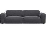 3-Sitzer FLEXLUX "Lucera Sofa, super bequem durch hochwertigen Sitzaufbau mit Kaltschaum", grau (dervit grau), B:252cm H:73cm T:102cm, 100% Polyester, Sofas, 3-Sitzer, modern & anschmiegsam, Designsofa
