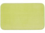 Badematte GÖZZE "Berlin", grün (limette), H:7mm, Polyester, Badematten, Badematte, Badteppich, Uni Farben, Cord Optik, waschbar