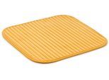 Badematte GÖZZE "Berlin", gelb (mais), H:7mm, Polyester, Badematten, Badematte, Badteppich, Uni Farben, Cord Optik, waschbar