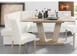 Eckbank HOME AFFAIRE "Umag", weiß, B:210cm H:89cm T:160cm, 100% Polyester Primabelle ( Microfaser );100% Polyester Duncan ( Luxus-Microfaser), Sitzbänke, Eckbank, 210 x 60 cm