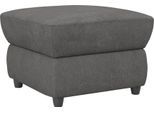 Hocker HOME AFFAIRE "Boston", grau (anthrazit), B:68cm H:45cm T:68cm, 100% Polyester, Hocker, Hocker, mit Stauraum