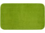 Badematte GÖZZE "Berlin", grün (dunkelgrün), H:7mm, Polyester, Badematten, Badematte, Badteppich, Uni Farben, Cord Optik, waschbar