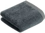 Gaestehandtuecher BUGATTI "Prato", grau (flanell), B:30cm L:50cm, Walkfrottier, Obermaterial: 100% Baumwolle, Handtücher, Gaestehandtuecher, Uni Farben, mit melierter Optik im Saum