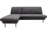 Ecksofa "LOOKS IX L-Form", blau (blau, grau), B:214cm H:92cm T:168cm, 70% Polyester (recycelt), 30% Polyester, LOOKS BY WOLFGANG JOOP, Sofas, Ecksofa, Quersteppung, ohne Armlehnen