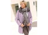Steppjacke CASUAL LOOKS, Damen, Gr. 24, rosa (altrosé), 100% Polyester, gemustert, mehrfarbig, unifarben, figurumspielend, Jacken Steppjacke