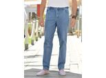 Dehnbund-Jeans CLASSIC, Herren, Gr. 24, Unterbauchgrößen, blau (blau, bleached), 98% Baumwolle, 2% Elasthan, unifarben, lang, Jeans
