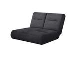 Livetastic Schlafsofa Luna, Schwarz, Textil, 2-Sitzer, 159x88x160 cm, Bsci, Liegefunktion, Kinder- & Jugendzimmer, Jugendmöbel, Jugendsofas
