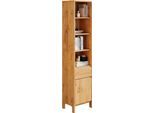 Regal OTTO HOME "Luven", beige (natur), B:44cm H:192cm T:34cm, Massivholz, Regale, Regal, zertifiziertes Massivholz, Breite 44 cm