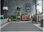 Teppich DEKOWE "Naturana Panama", grau, B:80cm H:8mm L:150cm, Kunstfaser, Teppiche, Teppich, Flachgewebe, meliert, Sisal-Optik, mit Bordüre, Wohnzimmer