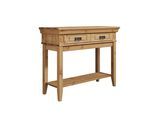 Nachttisch OTTO HOME "Vinales; Konsolentisch, Beistelltisch ideal für Boxspringbetten", beige (natur), B:96cm H:76cm T:39cm, Tische, Nachttisch, Aus massiver Kiefer, mit Fräsungen