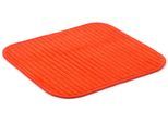 Badematte GÖZZE "Berlin", orange, H:7mm, Polyester, Badematten, Badematte, Badteppich, Uni Farben, Cord Optik, waschbar