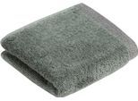 Gästehandtücher BUGATTI "Prato", grün (sage), B:30cm L:50cm, Walkfrottier, Obermaterial: 100% Baumwolle, Handtücher, Uni Farben, mit melierter Optik im Saum