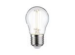 PAULMANN LED-Leuchtmittel "Eco-Line Tropfen 525lm 2,5W 4000K klar 230V", Energieeffizienz: A (A-G), transparent, L:8cm Ø:4,5cm, Leuchtmittel