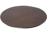 Platzteller CREATIV HOME, anthrazit, H:0,5cm Ø:30cm, Aluminium, Untersetzer, im modernen Design