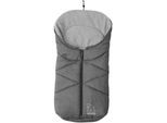 Fußsack HEITMANN FELLE "Eisbärchen - Kleiner Winterfußsack Fleece", Kinder, grau, Polyester, Fußsäcke Fußsack, mit Fleecefutter, für Baby-Tragschalen, Kinderwagen u.v.m