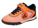 Fußballschuh JAKO "J-ST COURSE EV", Mädchen, Gr. 35, orange (neon orange, jet schwarz), Synthetik, Textil, mehrfarbig, Schuhe Fußballschuh, für verschiedene, synthetische Hartplatz-Typen)