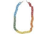Sonnenbrille URBAN CLASSICS "Urban Classics Unisex Color Gradiant Sunglasses Chain", Damen, summercolor, Sonnenbrillen Sonnenbrille