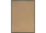Teppich FLAIR RUGS "Kira mit Fischgrätmuster, aus Jute", grün, B:120cm H:3mm L:170cm, Jute, Kunstfaser, Teppiche, Teppich