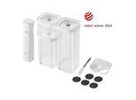 ZWILLING Fresh & Save CUBE Cube Vakuum Starter Set, S / 6-tlg, Transparent-Weiß