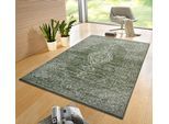 Teppich HANSE HOME "Meridional", grün, B:80cm H:9mm L:150cm, Polypropylen (PP), Teppiche, Teppich, Orientalisch, Orient, Kurzflor, Wohnzimmer, Schlafzimmer, Vintage