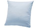 Kissenbezug PRIMERA "Primera Luxus-Satin Kissenbezug", rauchblau, B:40cm L:40cm, Mako-Satin, 100% Baumwolle, Mako-Satin, Kissenbezüge, Kissenbezug, Passend zu unserer Primera Luxus-Satin Bettwäsche