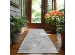 Outdoorteppich AYYILDIZ TEPPICHE "DESERT 1302", grau, B:80cm H:5mm L:150cm, Polypropylen, Teppiche, Outdoorteppich, Läufer, In und Outdoor, Wohnzimmer, Aussenbereich