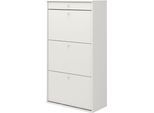 Schuhkipper HAMMEL FURNITURE "Mistral Schuhschrank, Schuhkommode, Schuhaufbewahrung", weiß, B:70cm H:128cm T:32,5cm, Holzwerkstoff, Sideboards, mit drei Schubladen für Schuhe, B: 70 cm, anpassungsbar Designmöbel