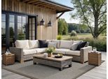 Teppichboden DEKOWE "Naturino RipsS2 Spezial", grau, B:67cm H:8mm L:150cm, Kunstfaser, Teppiche, Flachgewebe, meliert, Sisal-Optik, In- und Outdoor geeignet