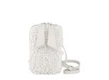 Umhängetasche "Flausch", Mädchen, Gr. B/H/T: 19cm x 13cm x 3cm onesize, beige (creme), Leder, COLLEZIONE ALESSANDRO, Taschen Umhängetasche, Made in Italy, Echt Leder