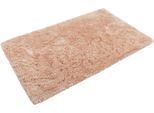 Badematte HOMIE LIVING "Porto Azzurro", rot (lachs), H:30mm, Polyester, Badematten, Badematte, Badteppich, uni, rechteckig & rund, waschbar, Badezimmerteppich