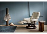 Relaxsessel STRESSLESS "Mayfair", beige (cream batick), B:88cm H:102cm T:76cm, Leder BATICK: BATICK ist ein leicht korrigiertes, durchgefärbtes und genarbtes Möbelleder, bei dem die meisten Unebenheiten und Spuren in der Regel entfernt wurden.;Leder PALOMA: PALOMA ist ein durchgefärbtes Semianilin-Möbelleder mit natürlicher Narbung.;ROHLEDER Stoff Q2 FARON: Ein fester zuverlässiger Bouclé mit eine