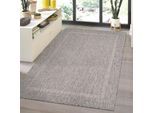 Outdoorteppich AYYILDIZ TEPPICHE "RELAX 4311", grau, B:140cm H:5mm L:200cm, Polypropylen, Teppiche, Outdoorteppich, Läufer, Pflegeleicht, Robust, In- und Outdoor, große Farbauswahl